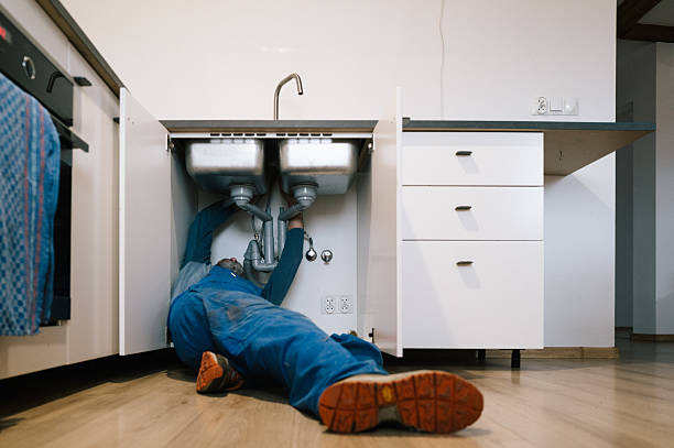 Professional Emergency Plumber technician working in Belfast, ME